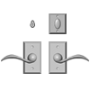 Privacy Mortise Bolt/Spring Latch