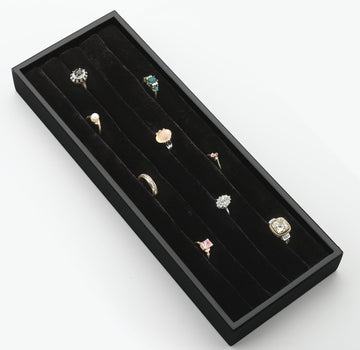 Rev-A-Shelf Black Velvet Ring Organizer CV-RING-1