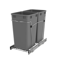 Rev-A-Shelf Double 27 Qrt Pull-Out Waste Containers RV-15KD