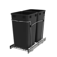 Rev-A-Shelf Double 27 Qrt Pull-Out Waste Containers RV-15KD