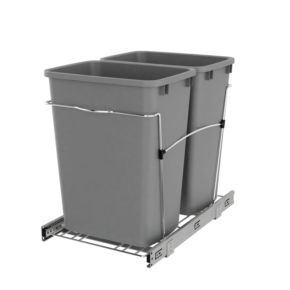 Rev-A-Shelf Double 35 Qrt Pull-Out Waste Containers RV-18KD