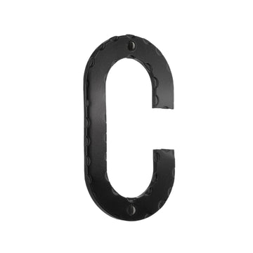 Smedbo Decorative wrought iron 4 3/4'' letter C S203
