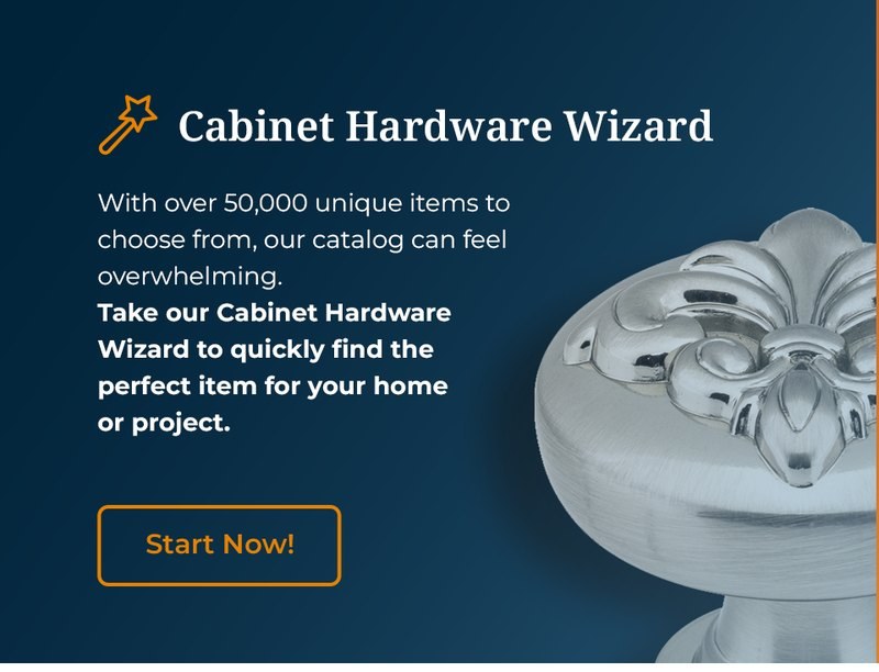 Cabinet Hardware Wizard - find the perfect cabinet hardware for your project